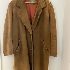 Vintage Tan Suede Coat